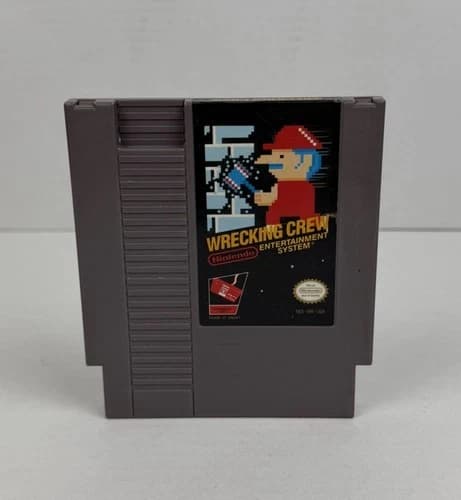 Wrecking Crew (Nintendo NES) Good Condition Authentic & Tested NES-WR