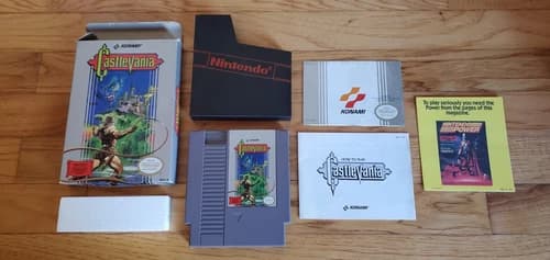 Castlevania 1 I One Nintendo NES Konami Complete CIB Inserts Box Manual TESTED !
