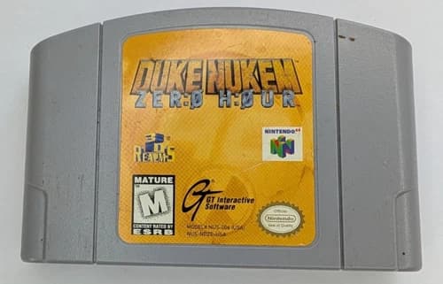 Duke Nukem Zero Hour N64 Nintendo 64 Cartridge Only Authentic Tested