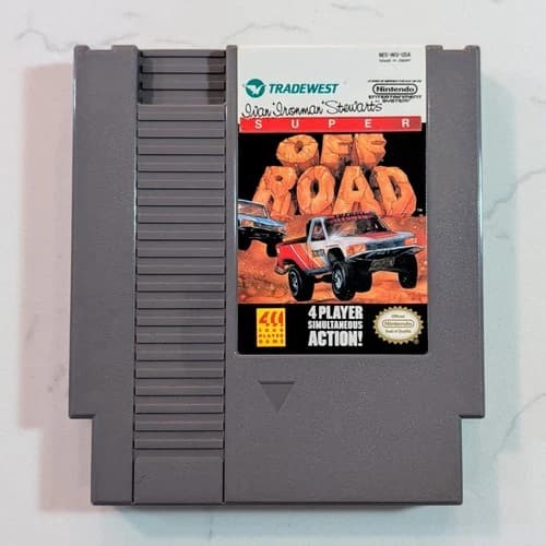 Ivan 'Ironman' Stewart's Super Off Road (Nintendo NES, 1992) Cleaned & Tested