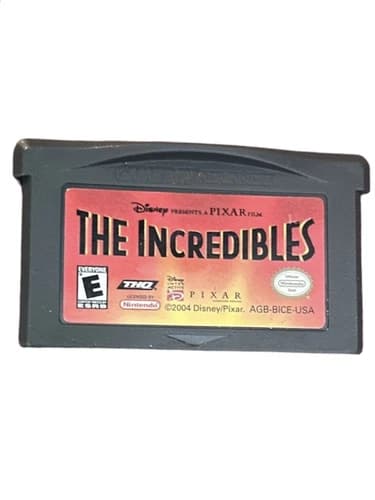 Gameboy Advance Game 2004 The Incredibles Tested & Works