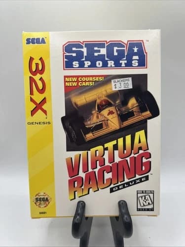Virtua Racing Deluxe Sega Genesis 32X Sports CIB W/Reg Tested