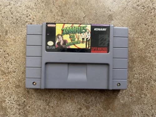 Zombies Ate My Neighbors Super Nintendo SNES 1993 Cartridge Only Konami Tested