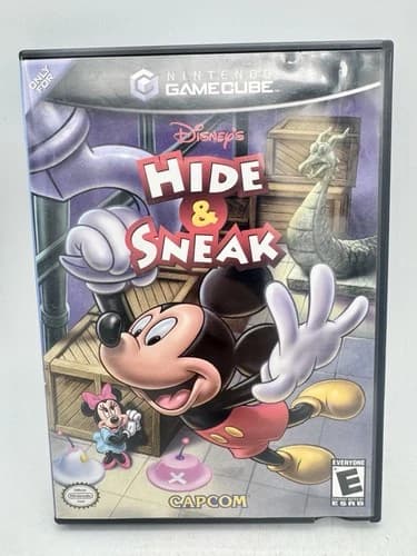 Disney's Hide and Sneak Nintendo GameCube Complete CIB w/Manual - Tested & Works