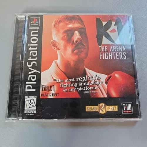 K-1 The Arena Fighters PS1 PlayStation 1 - Complete CIB Tested!
