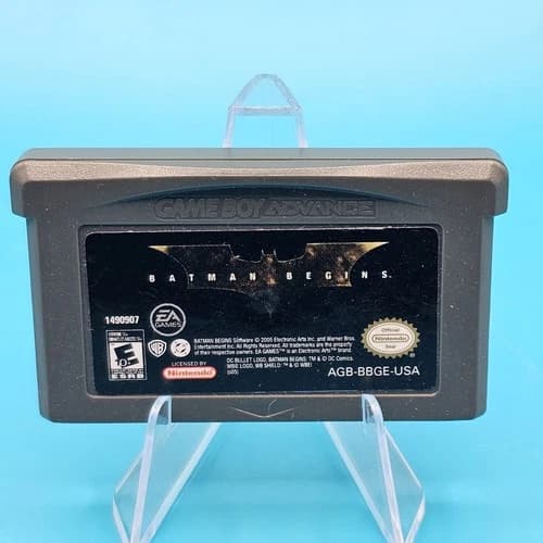 TESTED AUTHENTIC Batman Begins (2005) - Nintendo Game Boy Advance GBA