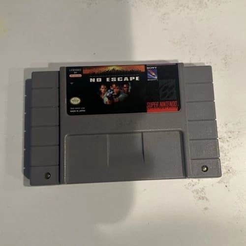 No Escape by Sony Imagesoft Inc. Super Nintendo SNES Game Cartridge