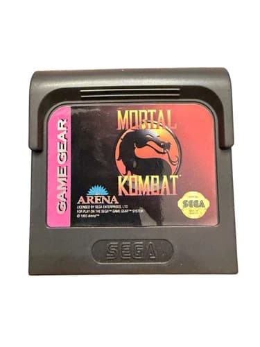 Mortal Kombat (Sega Game Gear, 1992) Authentic