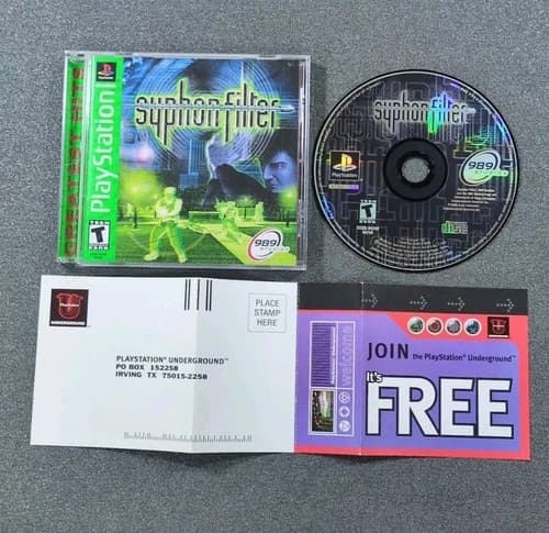Syphon Filter (PS1 Sony PlayStation 1) Complete CIB with Manual Tested