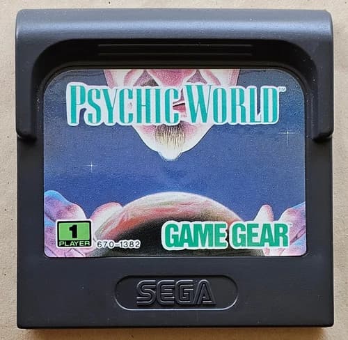 Psychic World (SEGA Game Gear, 1991) - Cartridge Only