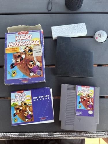 Nintendo NES Game Mickey Mousecapade CIB Complete In Box