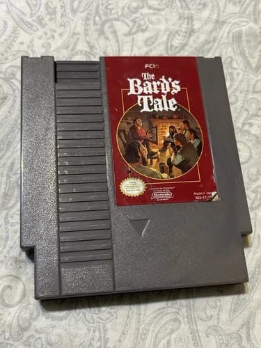 Bard's Tale (Nintendo Entertainment System, 1991) Tested Authentic Working