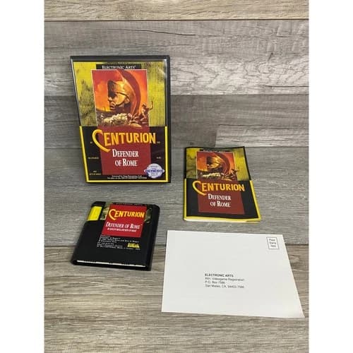 Centurion Defender of Rome Sega Genesis EA Game CIB with Manual and Reg Card