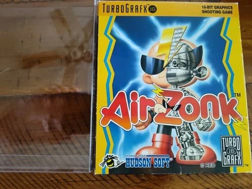 Air Zonk (TurboGrafx-16) Complete in Box W/Protector