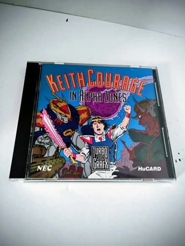 Keith Courage in Alpha Zones TurboGrafx-16 Complete CIB HuCard Authentic