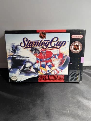 NHL Stanley Cup (Super Nintendo Entertainment System, 1993) COMPLETE in Box