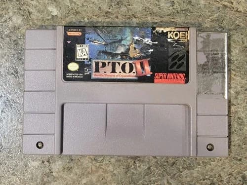 P.T.O. II 2 Pacific Theater of Operations (Super Nintendo) Cartridge Only