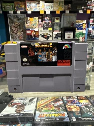 WWF Royal Rumble - Super Nintendo SNES - Tested