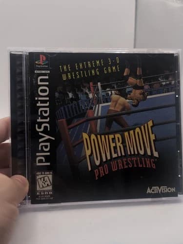 Power Move Pro Wrestling PlayStation 1 PS1 Complete in Box