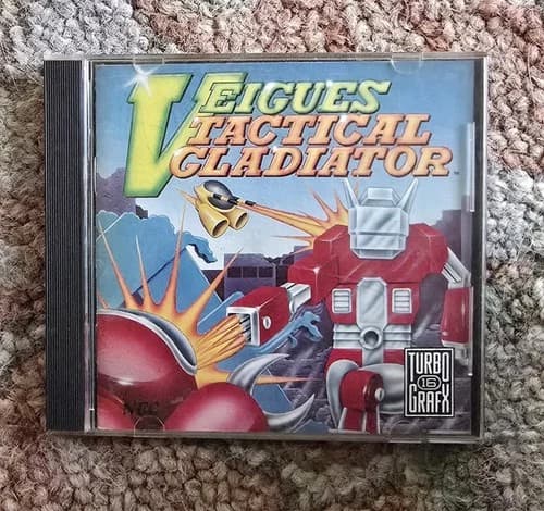 Veigues Tactical Gladiator (TurboGrafx-16, 1990) - Complete TESTED