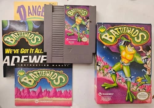 NES Battletoads CIB