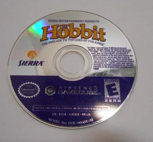 The Hobbit (Nintendo GameCube) Disc Only Tested Works Great EUC