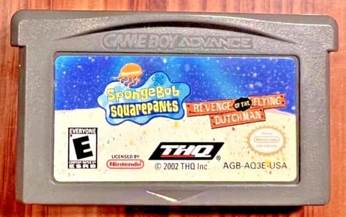 SpongeBob SquarePants Revenge of the Flying Dutchman Nintendo Game Boy Advance