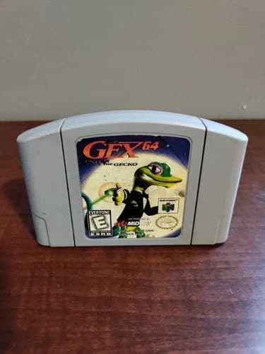 Gex 64 Enter the Gecko Nintendo 64 N64 Authentic Tested Works