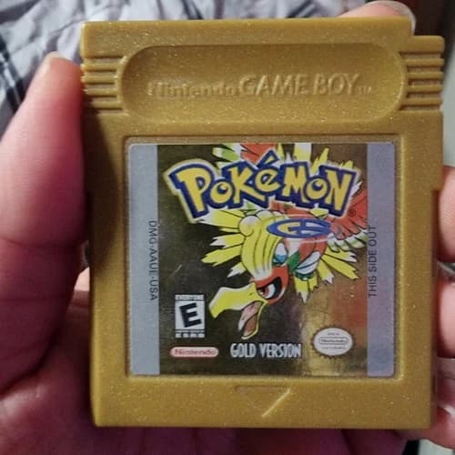 Pokemon Gold Version (Nintendo Game Boy Color, 2000)