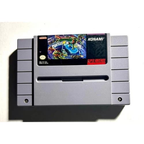 Teenage Mutant Ninja Turtles IV: Turtles in Time (Super Nintendo SNES)Works 🔥