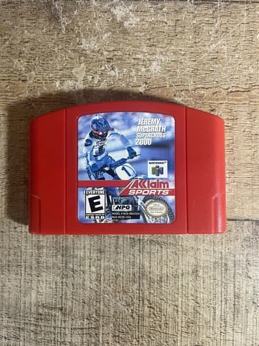 Jeremy McGrath Supercross 2000 Nintendo 64 N64 Game Cart Only Authentic