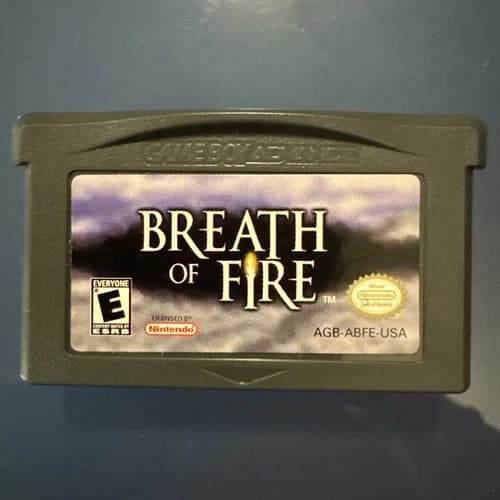 Breath of Fire Authentic (Nintendo Gameboy Advance GBA) Tested Cartridge