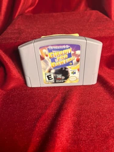 Brunswick Circuit Pro Bowling 1 Nintendo 64 N64 Authentic Game Cartridge Sports
