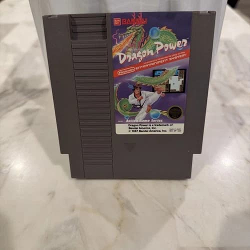 Dragon Power NES Nintendo 1988 Game Cartridge Authentic Tested Working