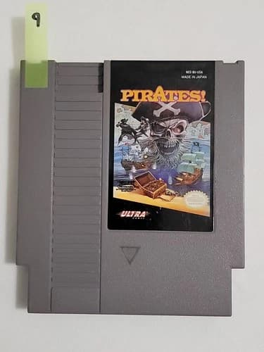 Pirates! Nintendo Nes Cleaned Tested Authentic
