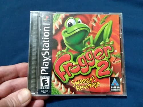 Sony PlayStation 1 Frogger 2 Swampy's Revenge PS1 PSOne Black Label Complete CIB