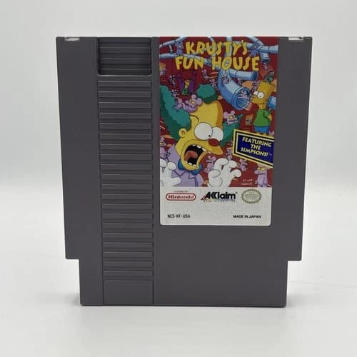 Krusty's Fun House Simpsons (Nintendo NES, 1992)