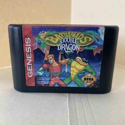 Battle Toads Double Dragon The Ultimate Team Sega Genesis Vintage Cart Only 1993
