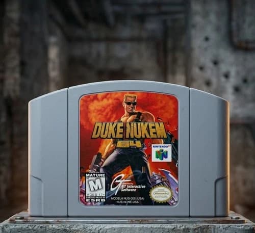 Duke Nukem 64 Nintendo 64 N64 Game Cartridge 1997 Action Classic Retro Shooter