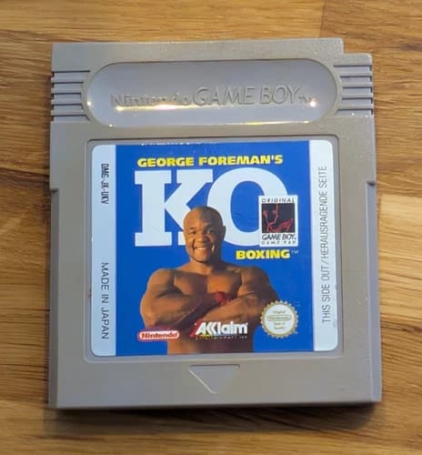 [Cartridge Only] George Foreman's KO Boxing - Nintendo Gameboy - Tested✅