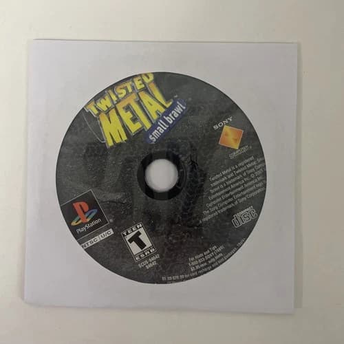 Twisted Metal Small Brawl (Sony PlayStation 1 PS1, 2001) Disc Only