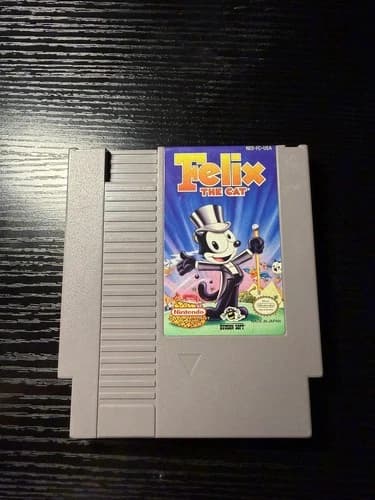 Felix The Cat Nintendo NES Game Cartridge 1985 Genuine