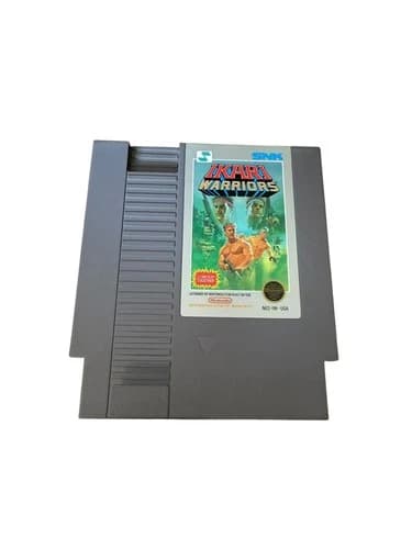 Ikari Warriors Nintendo Nes Cleaned & TESTED Authentic clean minty label