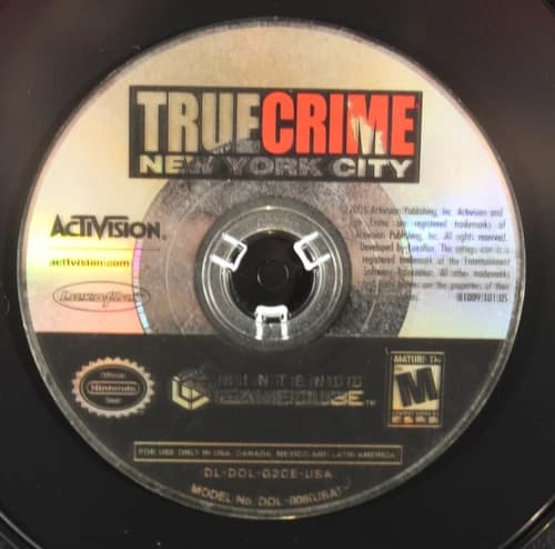Nintendo GameCube: True Crime New York City (2005) DISC ONLY Tested & Working!
