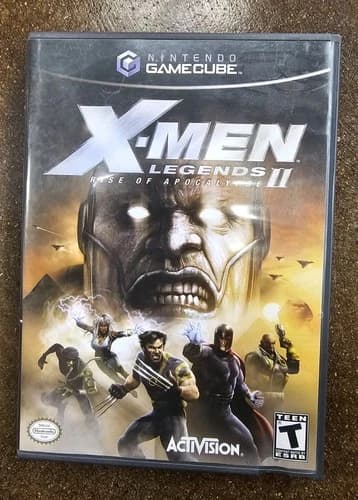 X-Men Legends II: Rise of Apocalypse Nintendo GameCube 2005 No Memory Card Book