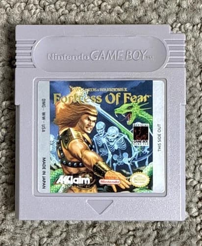 Fortress of Fear: Wizards or Warriors X for Nintendo Gameboy