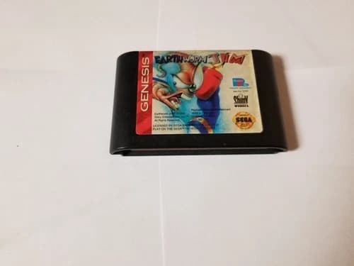 Earthworm Jim (Sega Genesis, 1994) Authentic Cartridge only