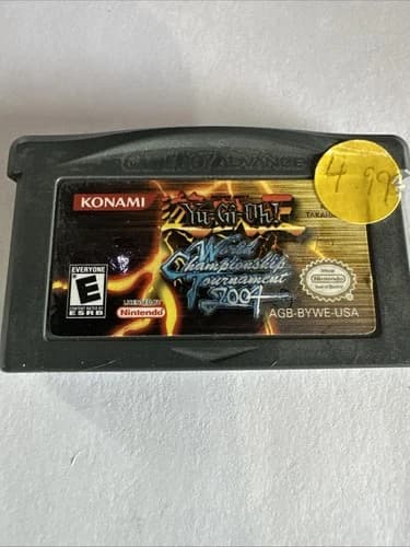 Yu GI Oh World Championship 2004 Gameboy Advance GBA Cart Tested Authentic