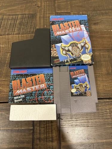 Blaster Master NES, W/box, manual,insert 1988)