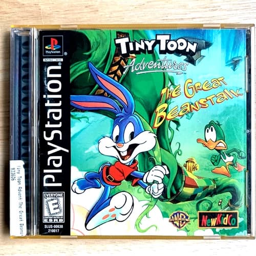 Tiny Toon Adventures The Great Beanstalk 1998 Sony PlayStation 1 PS1 Complete